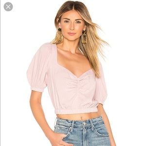 ASTR the Label Drew Pink Crop Top